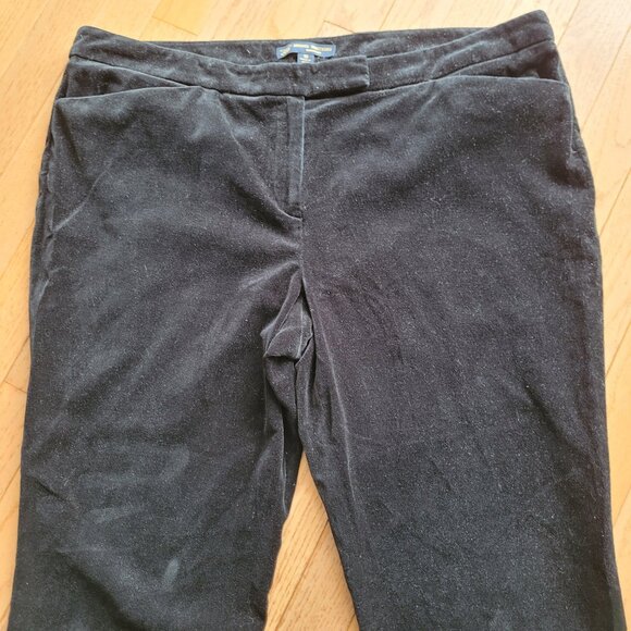 Brooks Brothers 346 Natalie Fit Black Velvet Pant 16 - Picture 2 of 14